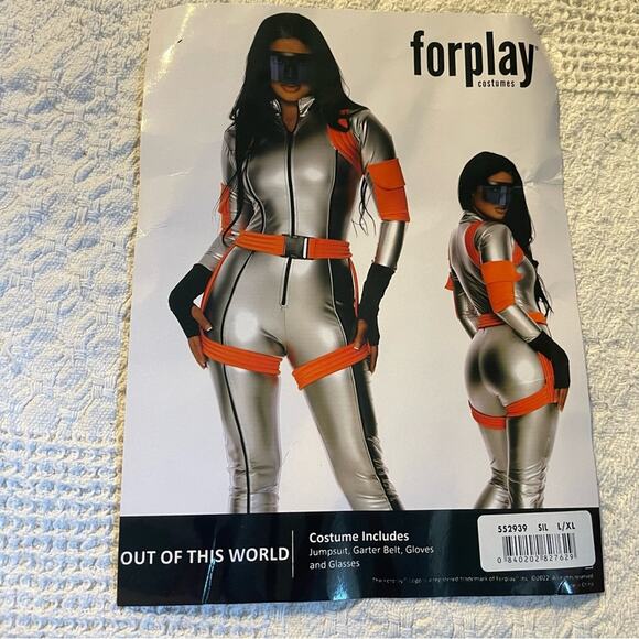 NEW Forplay Out Of This World Sexy Astronaut Costume Size L/XL - Picture 3 of 6